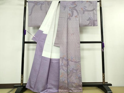 平和屋本店●最高級　初代　久保田一竹　幻の辻が花　訪問着　葵　暈し染め　金通し地　大丸扱い　逸品　DZAA6698kh6