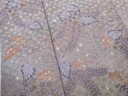 平和屋本店●最高級　初代　久保田一竹　幻の辻が花　訪問着　葵　暈し染め　金通し地　大丸扱い　逸品　DZAA6698kh6