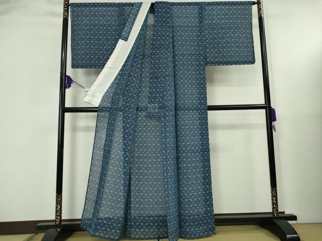 平和屋本店＊極上　夏物　本場琉球絣　夏琉球　反端付き　逸品　未使用　DZAA6622kh6