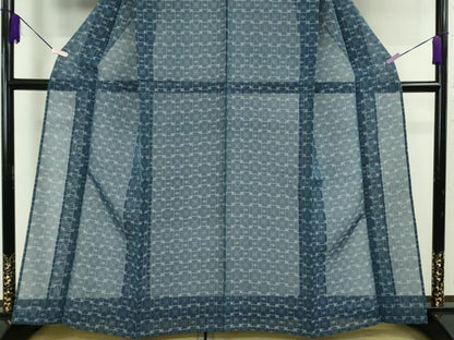 平和屋本店＊極上　夏物　本場琉球絣　夏琉球　反端付き　逸品　未使用　DZAA6622kh6