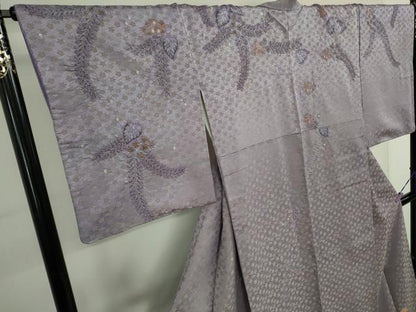 平和屋本店●最高級　初代　久保田一竹　幻の辻が花　訪問着　葵　暈し染め　金通し地　大丸扱い　逸品　DZAA6698kh6