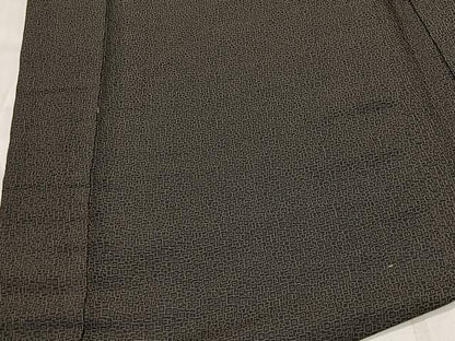 平和屋着物∞男性　羽織　紬地　幾何学文　正絹　逸品　CABD4679ua