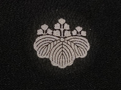 平和屋着物■豪華黒留袖　刺繍　花鳥文　金彩　正絹　逸品　CABD6853xe