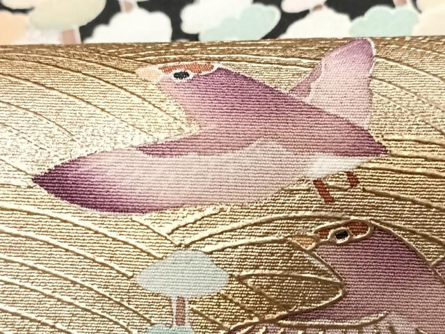 平和屋着物■豪華黒留袖　樹林文　金彩　正絹　逸品　CABD6865xe