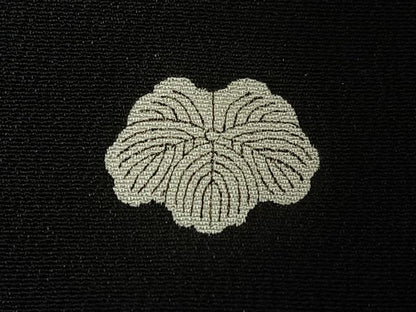 平和屋着物■豪華黒留袖 駒刺繍 鳳凰花文 金彩 正絹 逸品 CABD6850xe