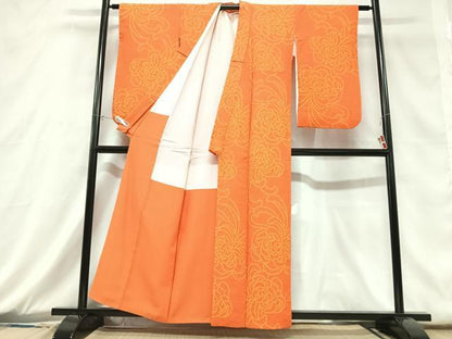 平和屋着物■上質な小紋　絞り　乱菊　正絹　逸品　CABD6886xe