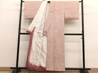 平和屋着物■上質な小紋　風景文　暈し染め　正絹　逸品　BAAW4837hv