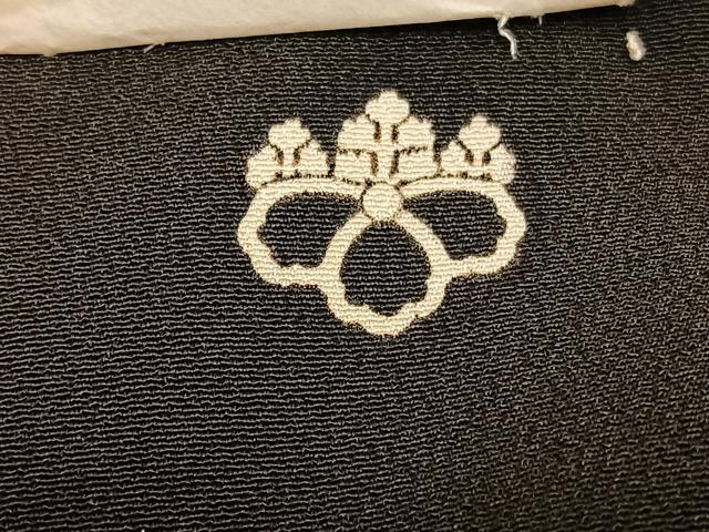 平和屋着物■豪華黒留袖 駒刺繍 浜松文 金銀彩 正絹 逸品 BAAW4836hv