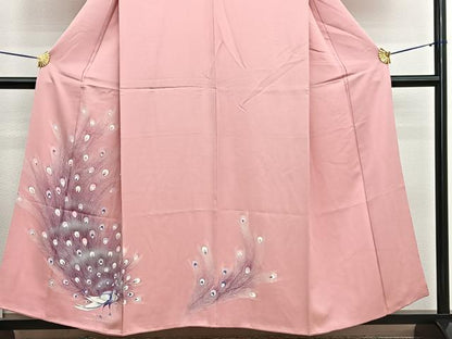 平和屋着物■訪問着　孔雀　正絹　逸品　BAAW4941hv