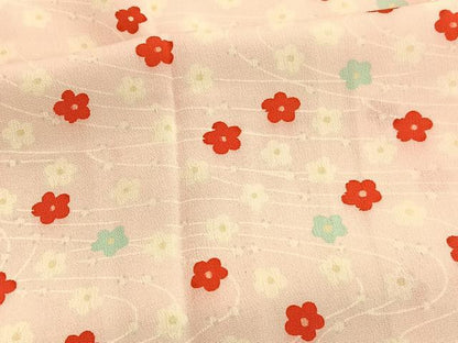 平和屋着物■長襦袢 袷 梅 正絹 逸品 BAAW4943hv