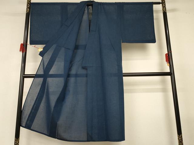 平和屋着物＊夏物 男性 色無地 紗 褐返色 AABG5527jd