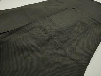 平和屋着物●男性　馬乗り袴　縞　正絹　逸品　CABC8398gh