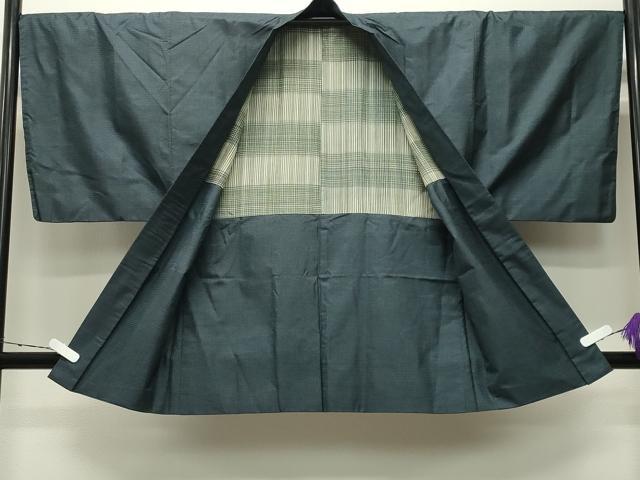 平和屋着物●男性　本場大島紬　アンサンブル　100亀甲　総詰め　正絹　逸品　CABD8808gh