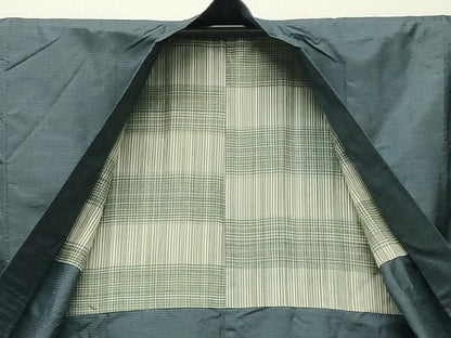 平和屋着物●男性　本場大島紬　アンサンブル　100亀甲　総詰め　正絹　逸品　CABD8808gh