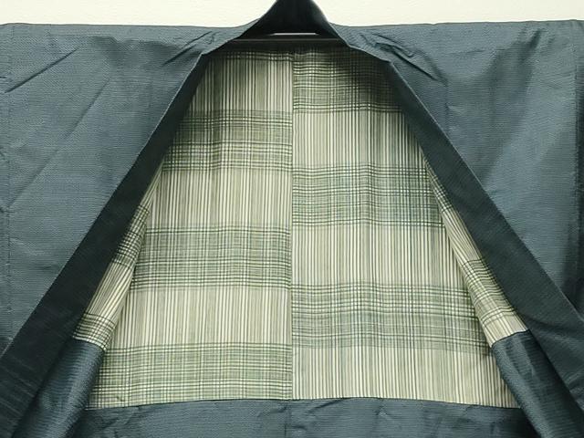 平和屋着物●男性　本場大島紬　アンサンブル　100亀甲　総詰め　正絹　逸品　CABD8808gh