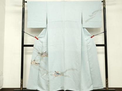 平和屋着物■訪問着 寿光織 女人文 金銀糸 鈴乃屋扱い 正絹 逸品 DABD2594cd