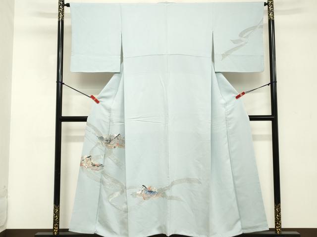 平和屋着物■訪問着 寿光織 女人文 金銀糸 鈴乃屋扱い 正絹 逸品 DABD2594cd