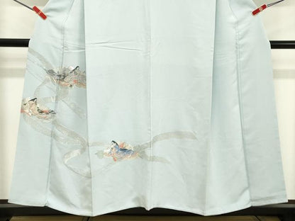 平和屋着物■訪問着 寿光織 女人文 金銀糸 鈴乃屋扱い 正絹 逸品 DABD2594cd