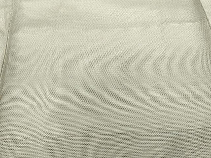 平和屋着物●東郷織物謹製　本場大島紬　白大島　160亀甲　総詰め　正絹　逸品　AABG6651cs