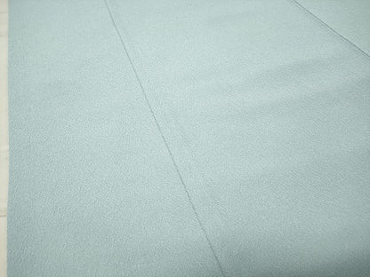 平和屋着物●洗える最高級着物　＜英＞はなぶさ謹製　色無地　水色　たとう紙付き　CABC8366gh