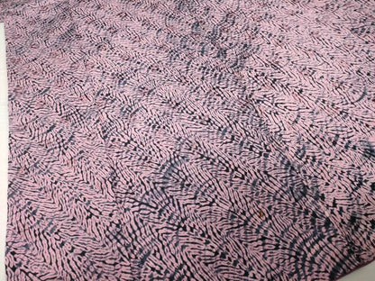平和屋着物●上質な小紋　杢目絞り　正絹　逸品　AABG6936ck