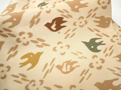 平和屋着物●西陣　長谷川織物　九寸名古屋帯　天井飛鳥文　正絹　逸品　未使用　CABE0105hy