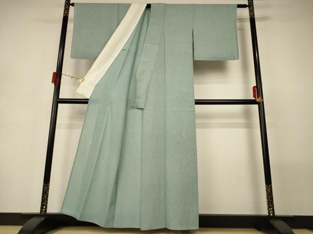 平和屋着物＊夏物 江戸小紋 絽 作家物 鮫小紋柄 正絹 逸品 AABG7395jd