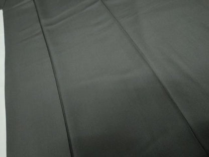 平和屋着物●本加賀友禅作家　藤村建雄　色無地　藍鉄色　正絹　逸品　AABG6707cs