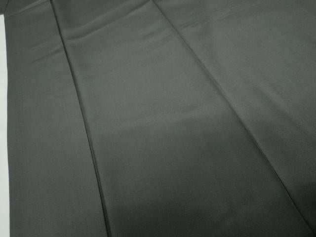 平和屋着物●本加賀友禅作家　藤村建雄　色無地　藍鉄色　正絹　逸品　AABG6707cs