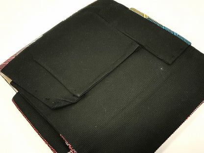 平和屋着物●つけ帯　変わり縞　銀糸　CABD4303dy
