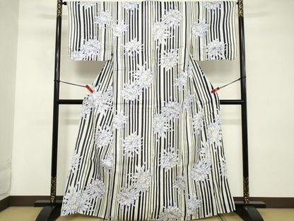 平和屋着物∴夏物 浴衣 綿紅梅 花間道 金彩 逸品 DABD2623cd