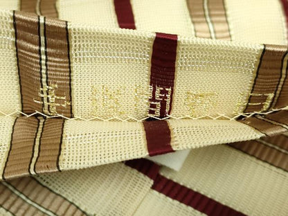 平和屋本店＊最高級　龍村平蔵製　夏物　つけ帯　紗　日野間道子　共箱付き　逸品　DZAB5588kh6