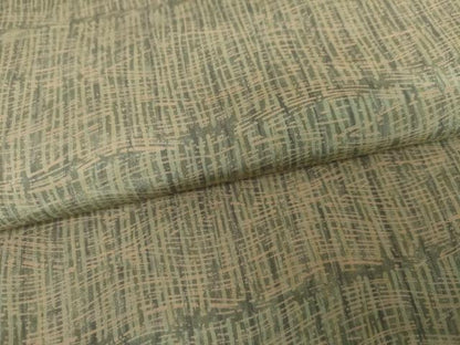 平和屋着物●伝統工芸品　伊那紬　手織り　変わり横段文　さが美扱い　証紙付き　正絹　逸品　AABG7924cs