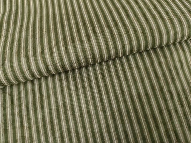 平和屋着物●お召　菊唐草文　正絹　逸品　AABG7927cs