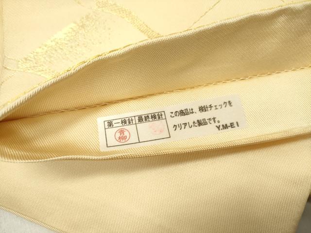 平和屋着物●六通柄　本袋帯　作家物　瓦文　金糸　正絹　逸品　DABD0564op