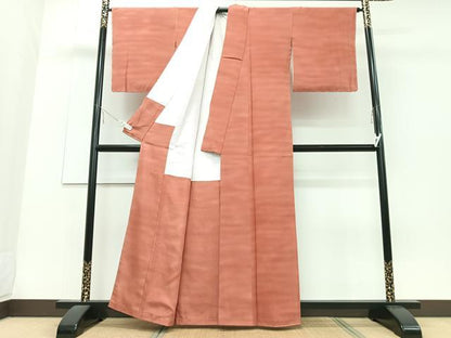 平和屋着物■上質な小紋 霞文 暈し染め 正絹 逸品 未使用 CABD6981xe