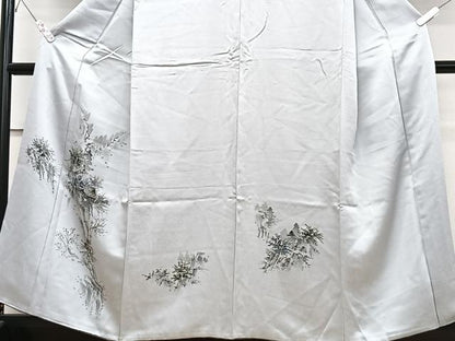 平和屋着物■訪問着 手描き 風景文 正絹 逸品 CABD6999xe