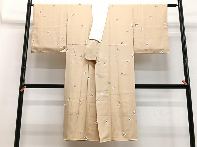 平和屋着物■長襦袢 袷 唐子 金彩 正絹 逸品 CABD7028xe