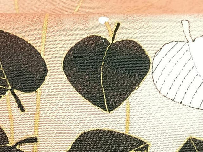 平和屋着物■訪問着 枝葉文 暈し染め 金彩 正絹 逸品 CABD6988xe