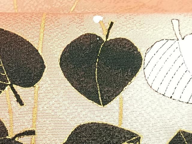平和屋着物■訪問着 枝葉文 暈し染め 金彩 正絹 逸品 CABD6988xe