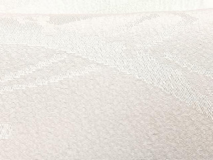 平和屋着物■長襦袢 無双仕立て 雪芝地紋 正絹 逸品 CABD7065xe