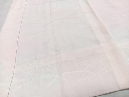 平和屋着物■長襦袢 無双仕立て 雪芝地紋 正絹 逸品 CABD7065xe