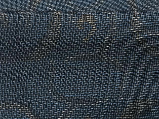 平和屋着物■本場大島紬　7マルキ　幾何学文様　正絹　逸品　CABD7050xe