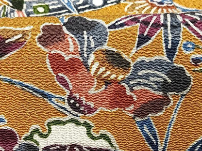 平和屋着物■上質な小紋 流水草花文 正絹 逸品 CABD7039xe
