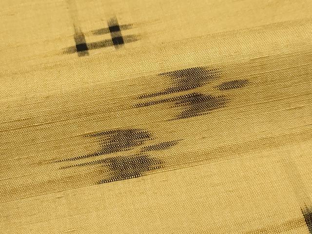 平和屋本店●極上　国指定重要無形文化財　本場久米島紬　草木染　泥染　手括　手織　証紙付き　逸品　CZAA5417s6