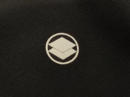 平和屋着物●豪華黒留袖・長襦袢(袷)セット　友禅　駒刺繍　枝松文　金彩　半衿刺繍　正絹　逸品　AABG7972cs