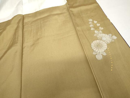 平和屋着物●訪問着　辻が花　暈し染め　金銀彩　正絹　逸品　AABG7962cs