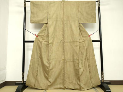 平和屋着物■上質な紬 霞文 正絹 逸品 DABD2658cd