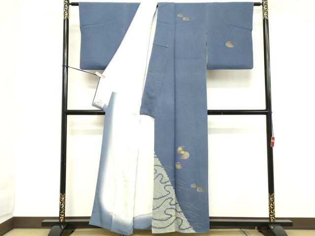 平和屋着物■訪問着 絞り 刺繍 舞花文 金彩 やまと誂製 正絹 逸品 DABD2651cd