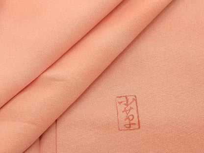 平和屋着物■上質な小紋 作家物 霞文 暈し染め 正絹 逸品 未使用 DABD2679cd